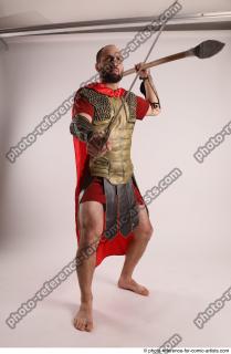 MARCUS STANDING POSE WITH SWORD AND SPEAR